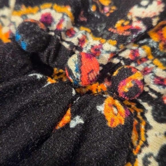 Free People Open-Back Dress With Tie Sleeves Size Medium 90s Y2K vibes Festival - Picture 4 of 8